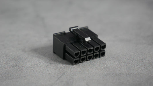 10 Pin Female Connector-Black
