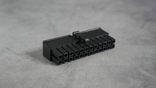 24 Pin ATX Female Connector-Black