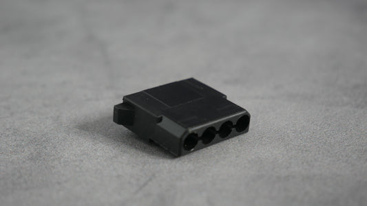 4 Pin Power Female Connector-Black