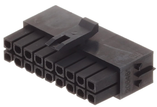 Molex-18 Pin Micro Connector + 20 Terminals for Corsair Type 5 PSUs